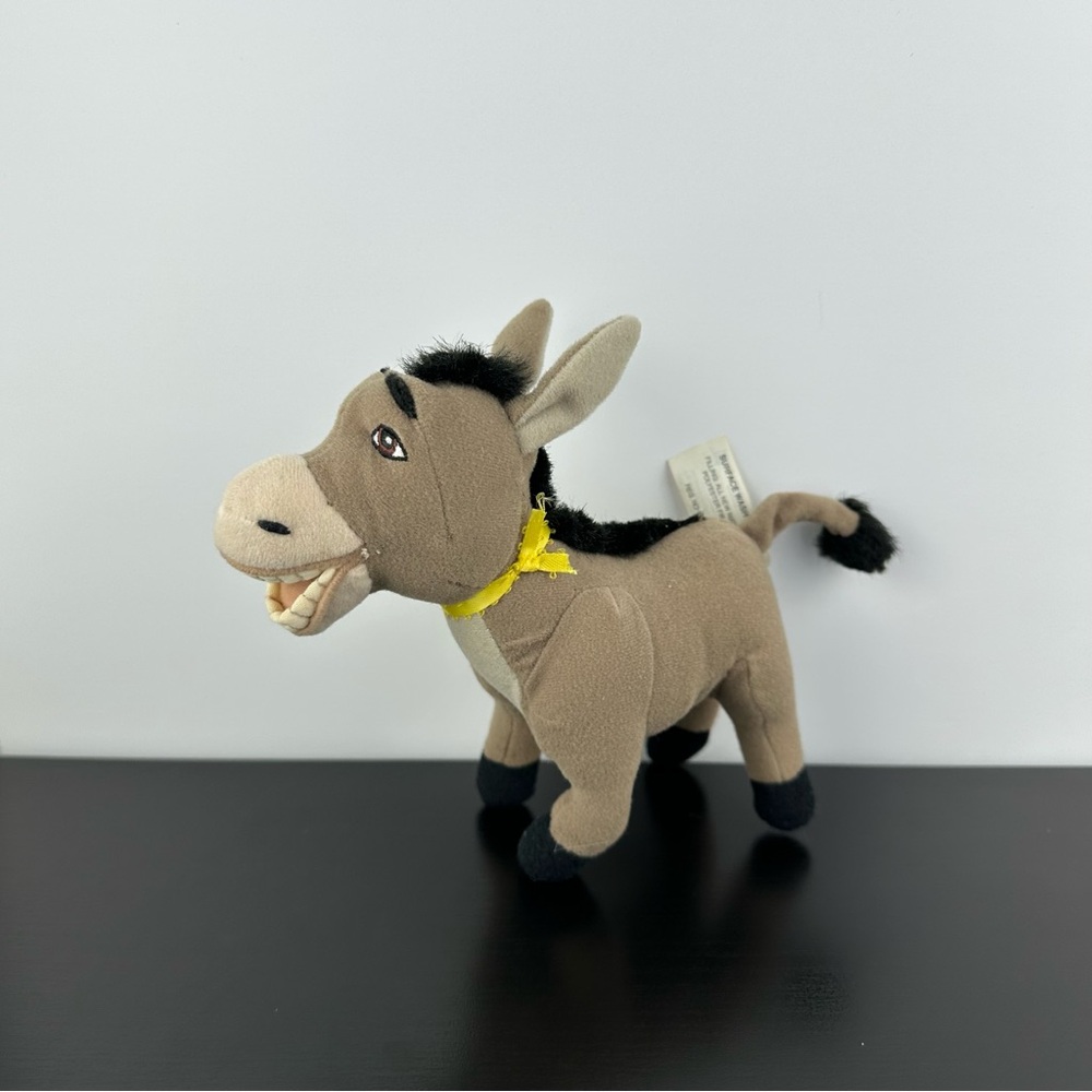 Vintage 2004 Shrek Donkey Plush Stuffed Animal 8”